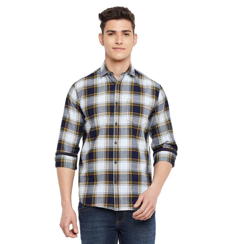 Duke Urban Men Full Sleeve  Cotton Shirt (SDO5CKI)