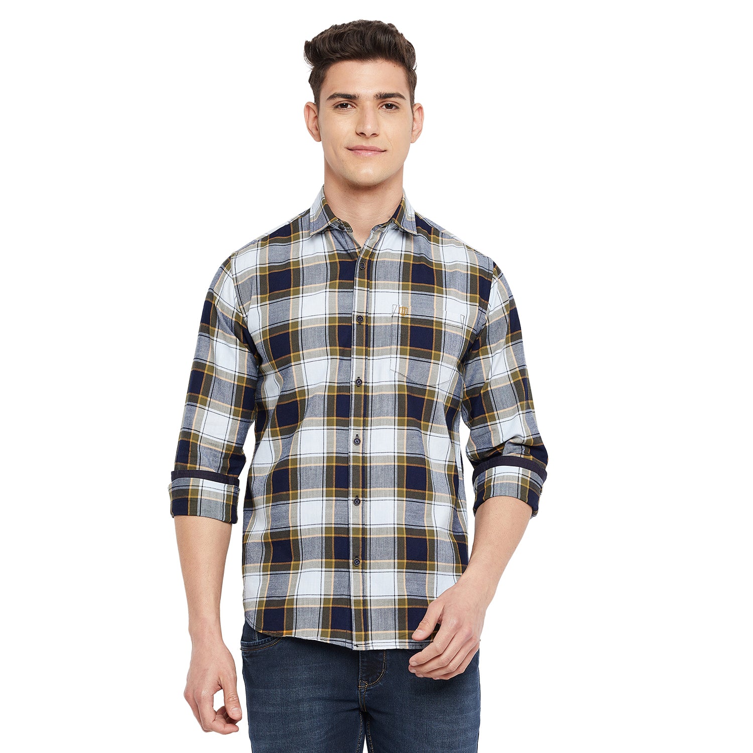 Duke Urban Men Full Sleeve  Cotton Shirt (SDO5CKI)