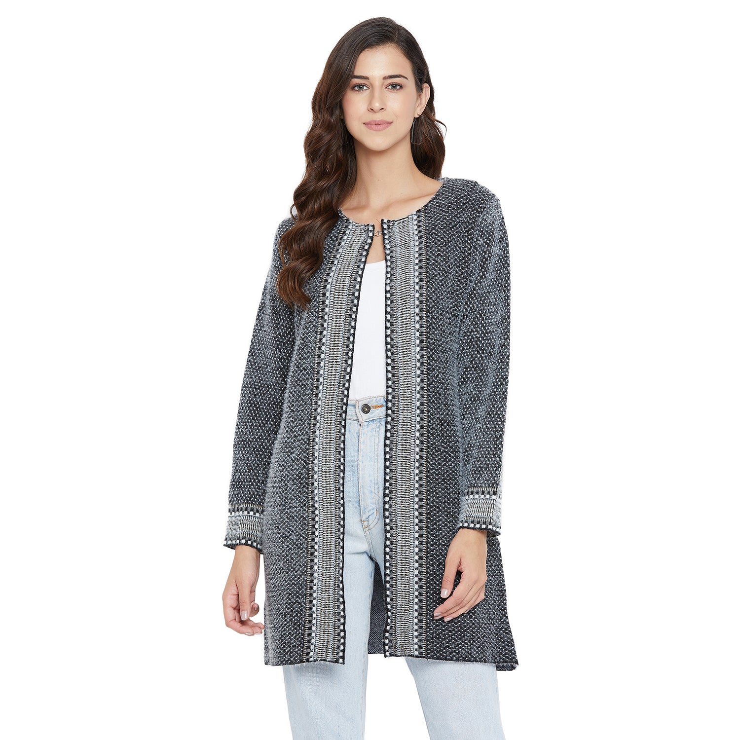 Duke Urban Women Full Sleeve Shrug (SDS975)