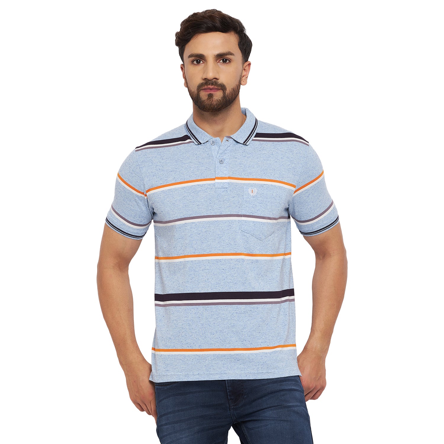 Duke Stardust Men Half Sleeve Cotton T-shirt (LF4764)