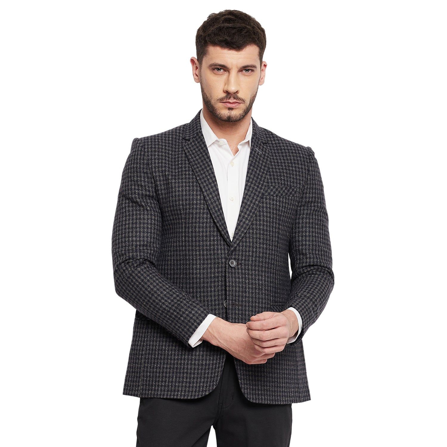 Duke Urban Men Full Sleeve Lapel Neck Coat (SDZ934)