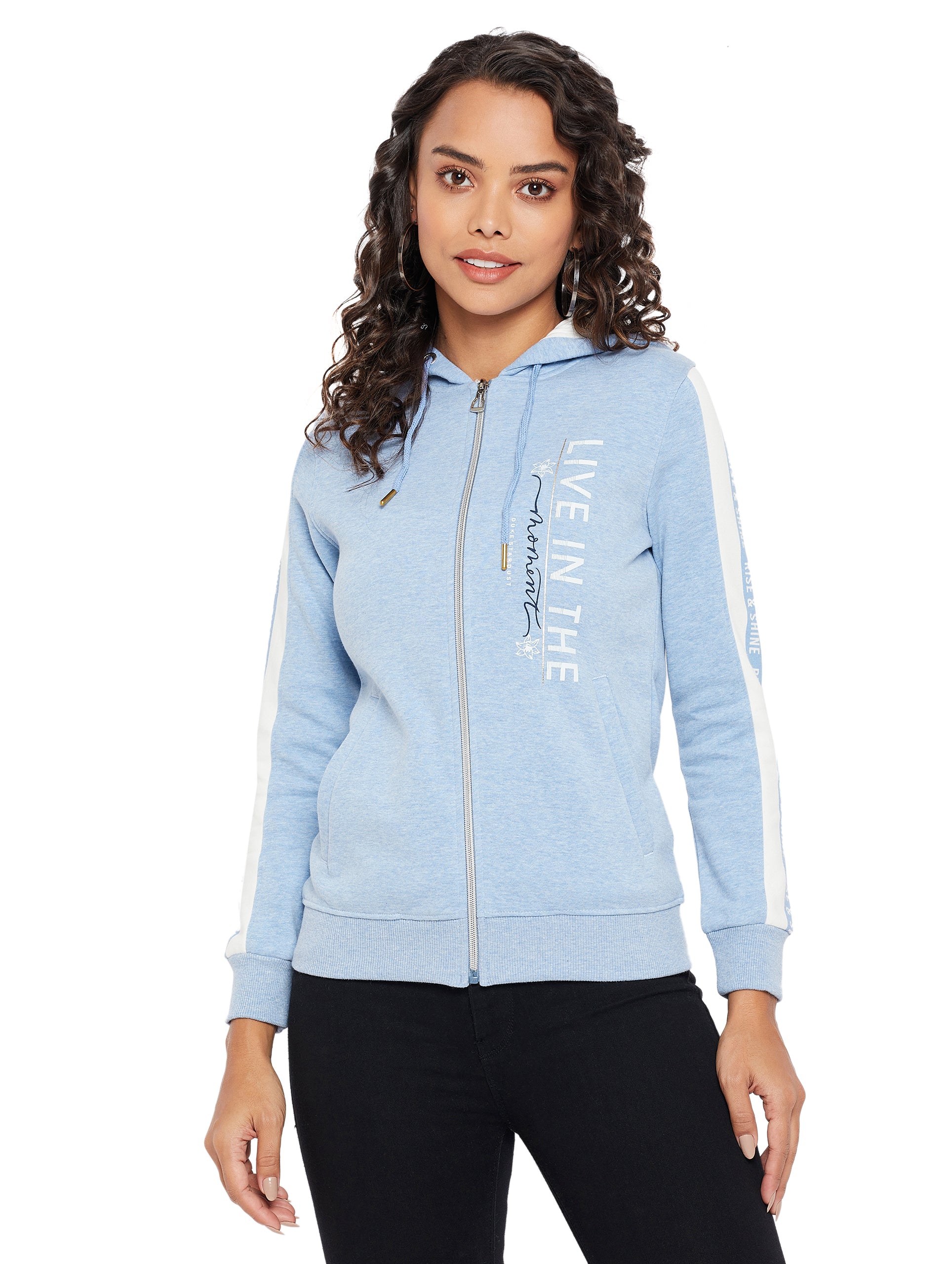 Duke Urban Women Full Sleeve Hooded Sweatshirt (LFX839)