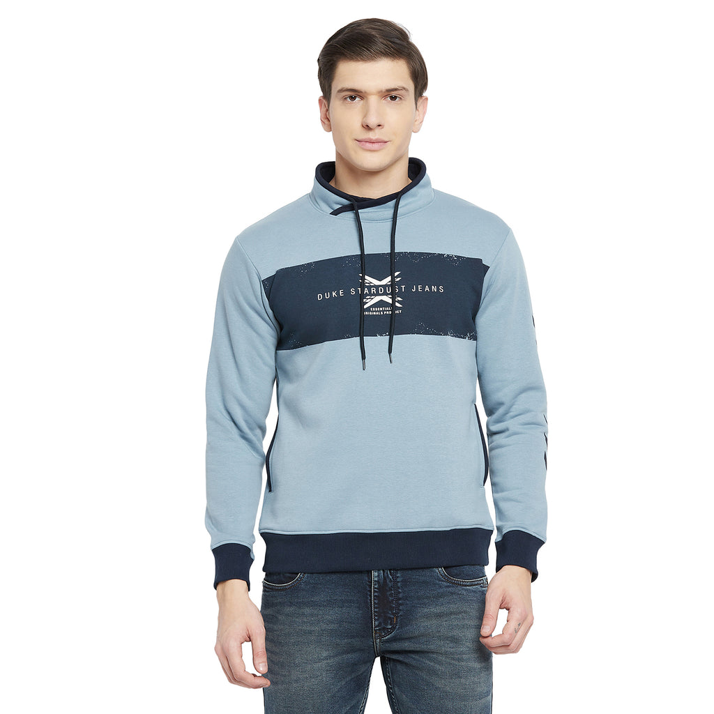 Duke Urban Men Cowl Neck Sweatshirt (LF3849)