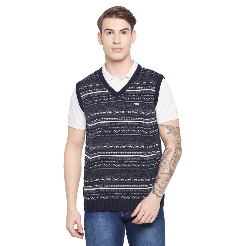 Duke Urban Men Sleeveless V Neck Sweater (SDS2029)
