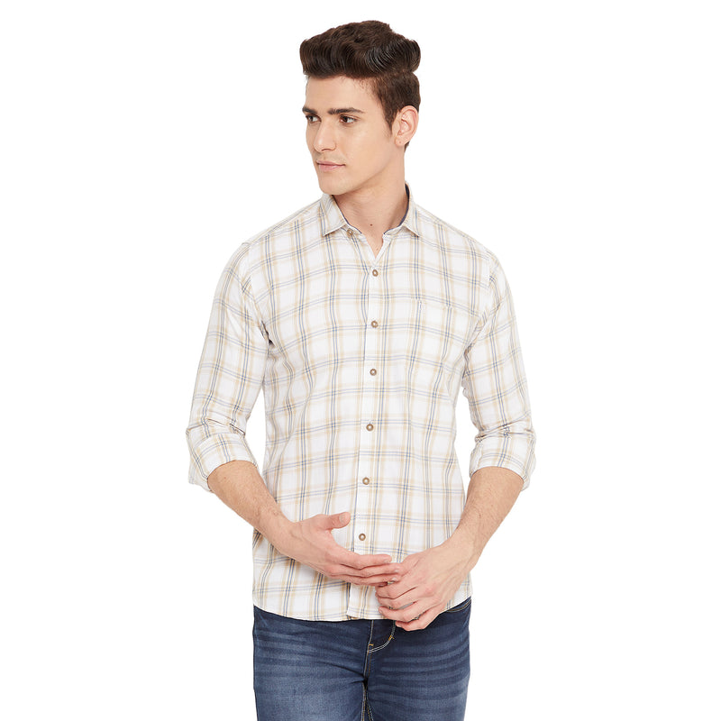 Duke Urban Men Full Sleeve Cotton Shirt (SDO8CKTO)