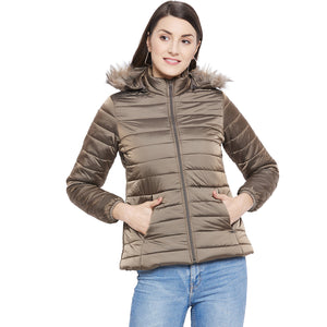 Duke Stardust Women Full Sleeve Quilted Jacket (SDZ6695)