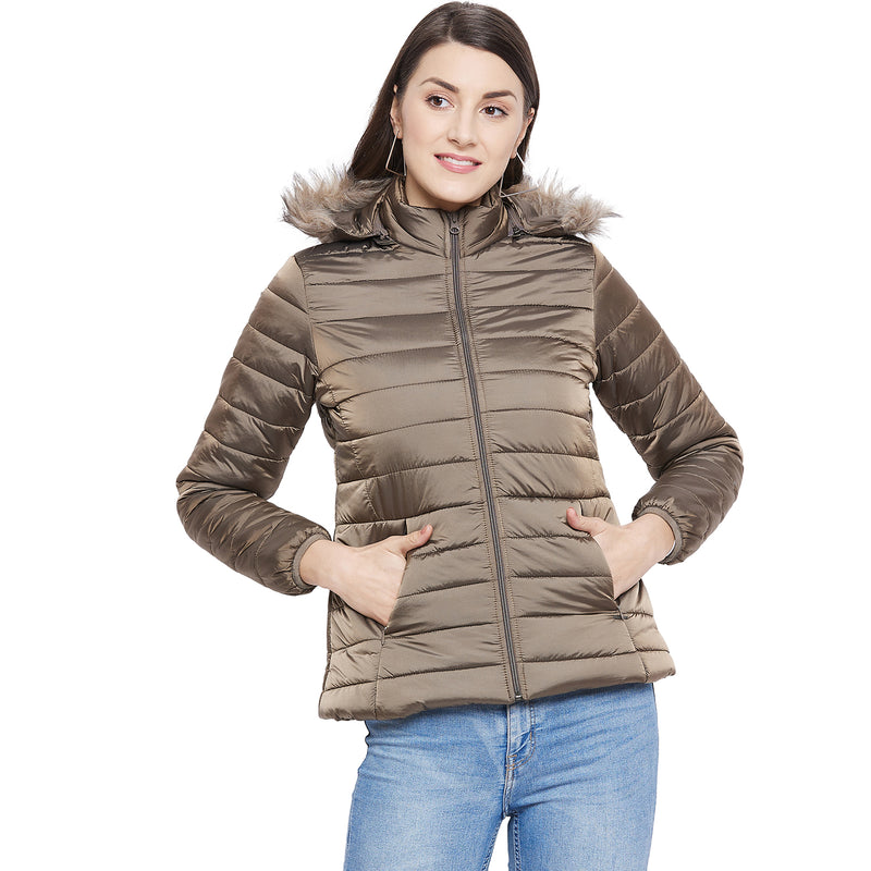 Duke Urban Women Full Sleeve Quilted Jacket (SDZ6695)