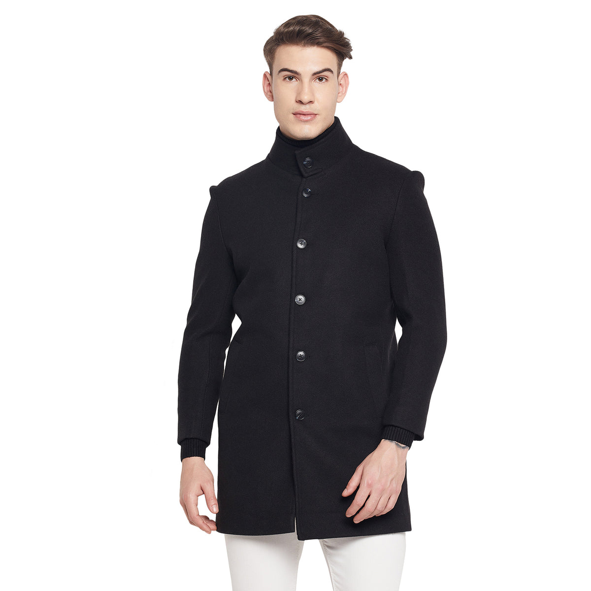 Duke Stardust Men Full Sleeve Long Coat (SDZ938)