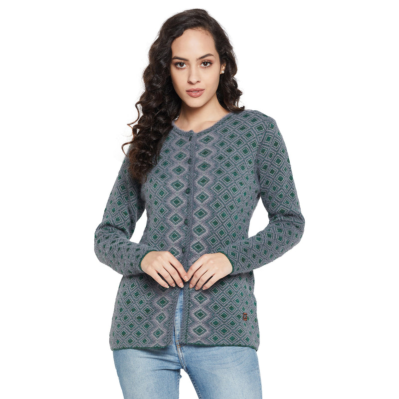 Duke Urban Women Full sleeve Round Neck Cardigan (SDS1053)