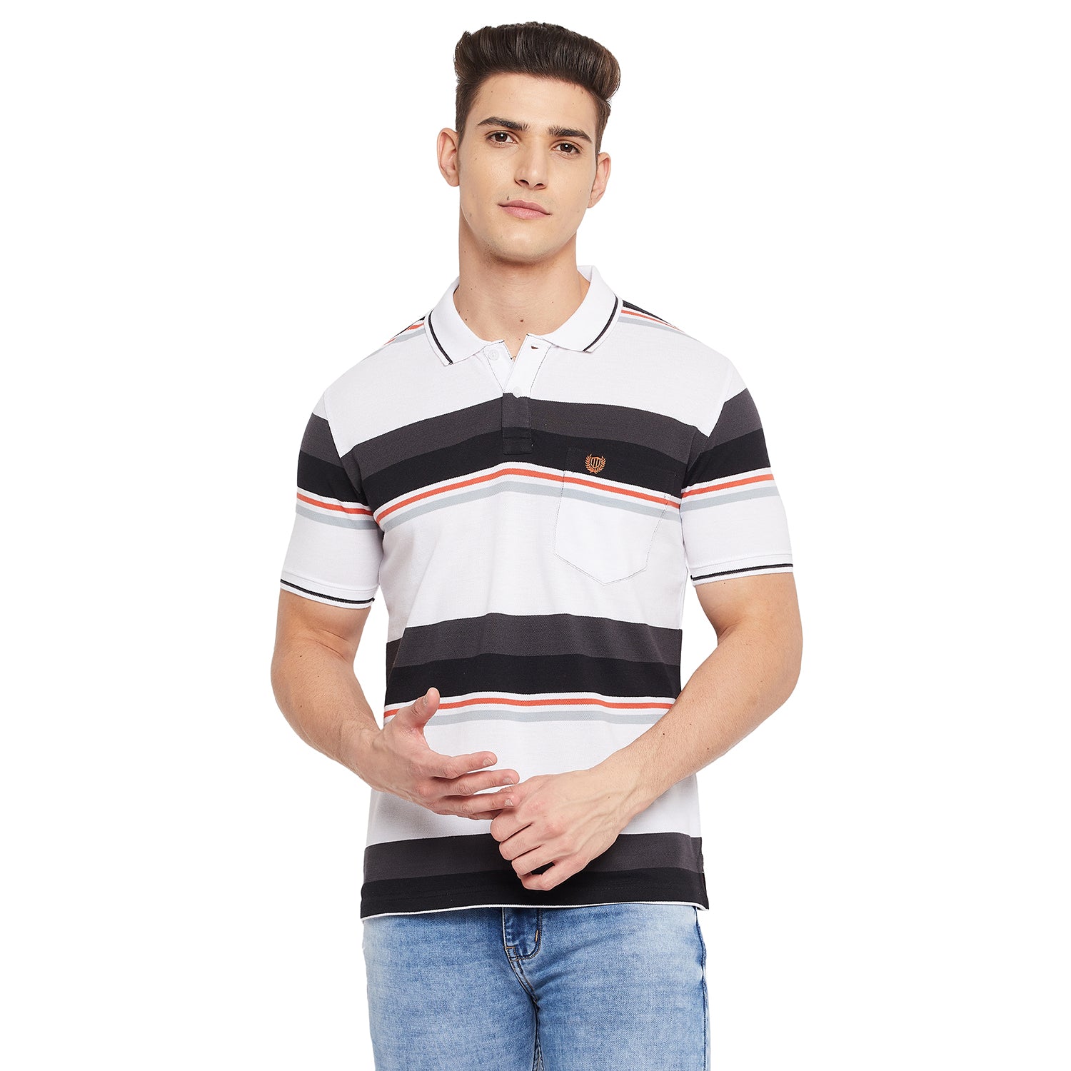 Duke Stardust Men Half Sleeve Cotton T-shirt (MTLF340)