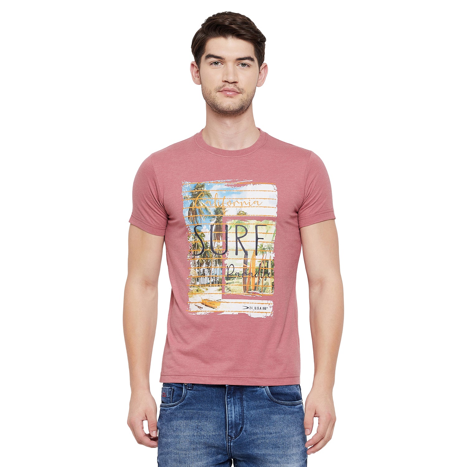 Duke Stardust Men Half Sleeve Cotton T-shirt (LQ3436)