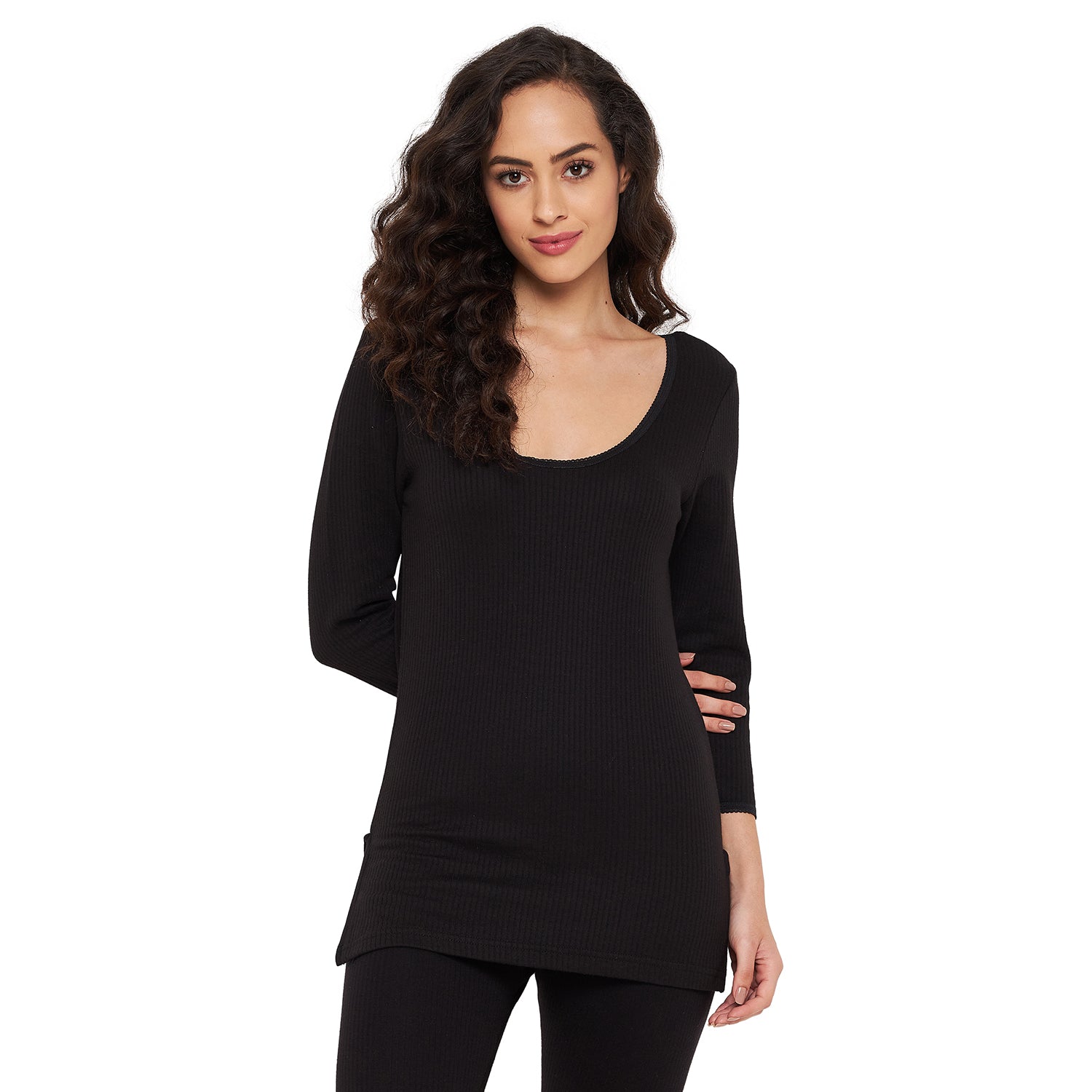 Duke Stardust Women Scoop Neck Thermal (D11BK)