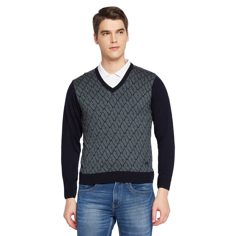 Duke Urban Men Full Sleeve V Neck Sweater (SDS8090)