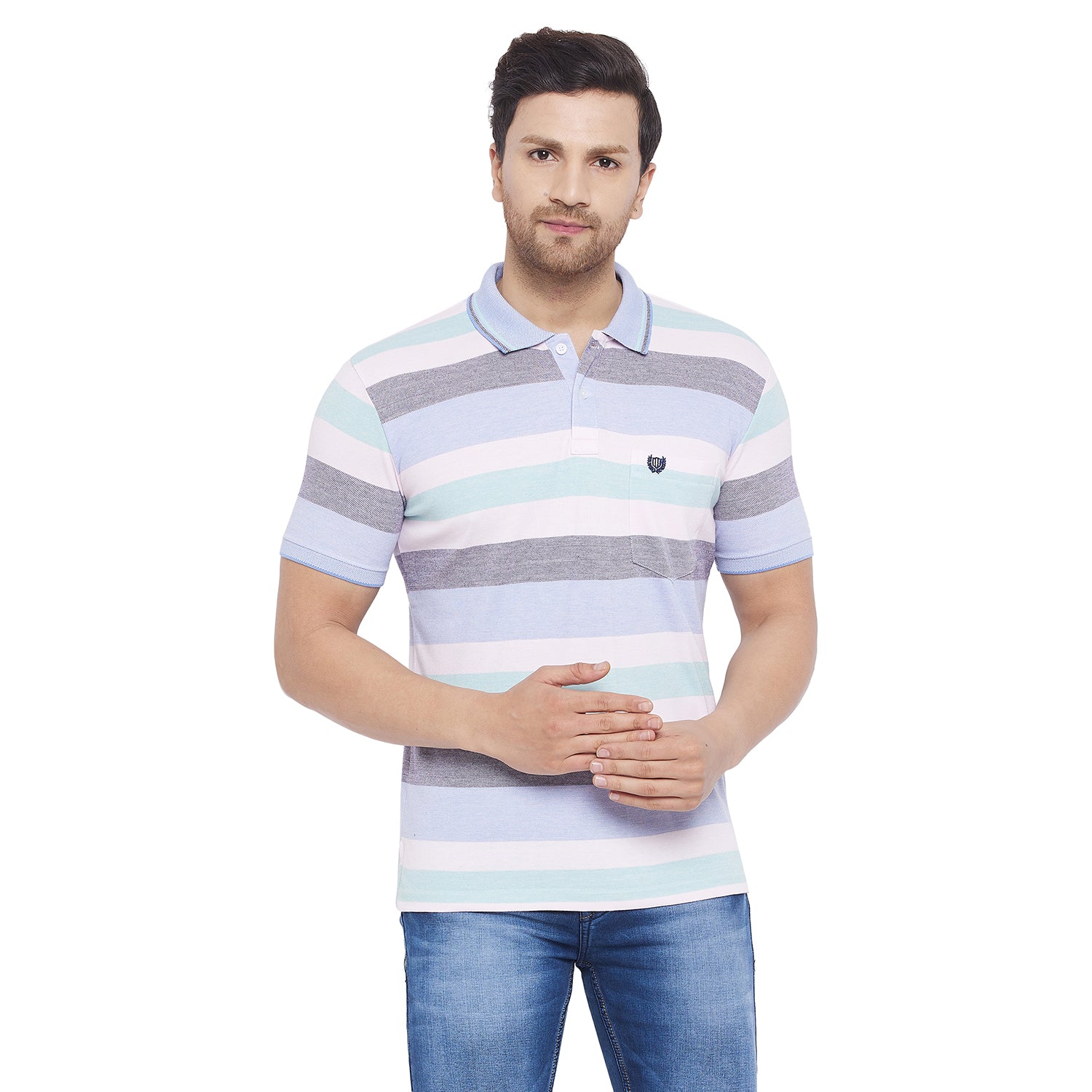 Duke Stardust Men Half Sleeve Cotton T-Shirt (LF5130)