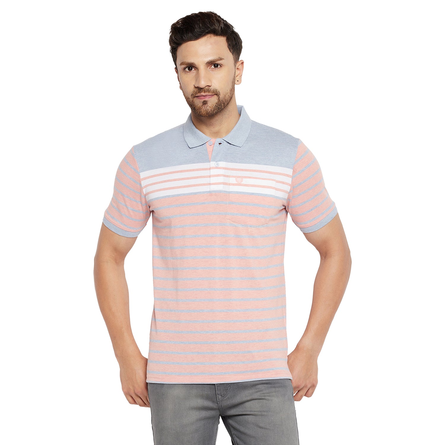 Duke Urban Men Half Sleeve Cotton T-shirt (LF5359)