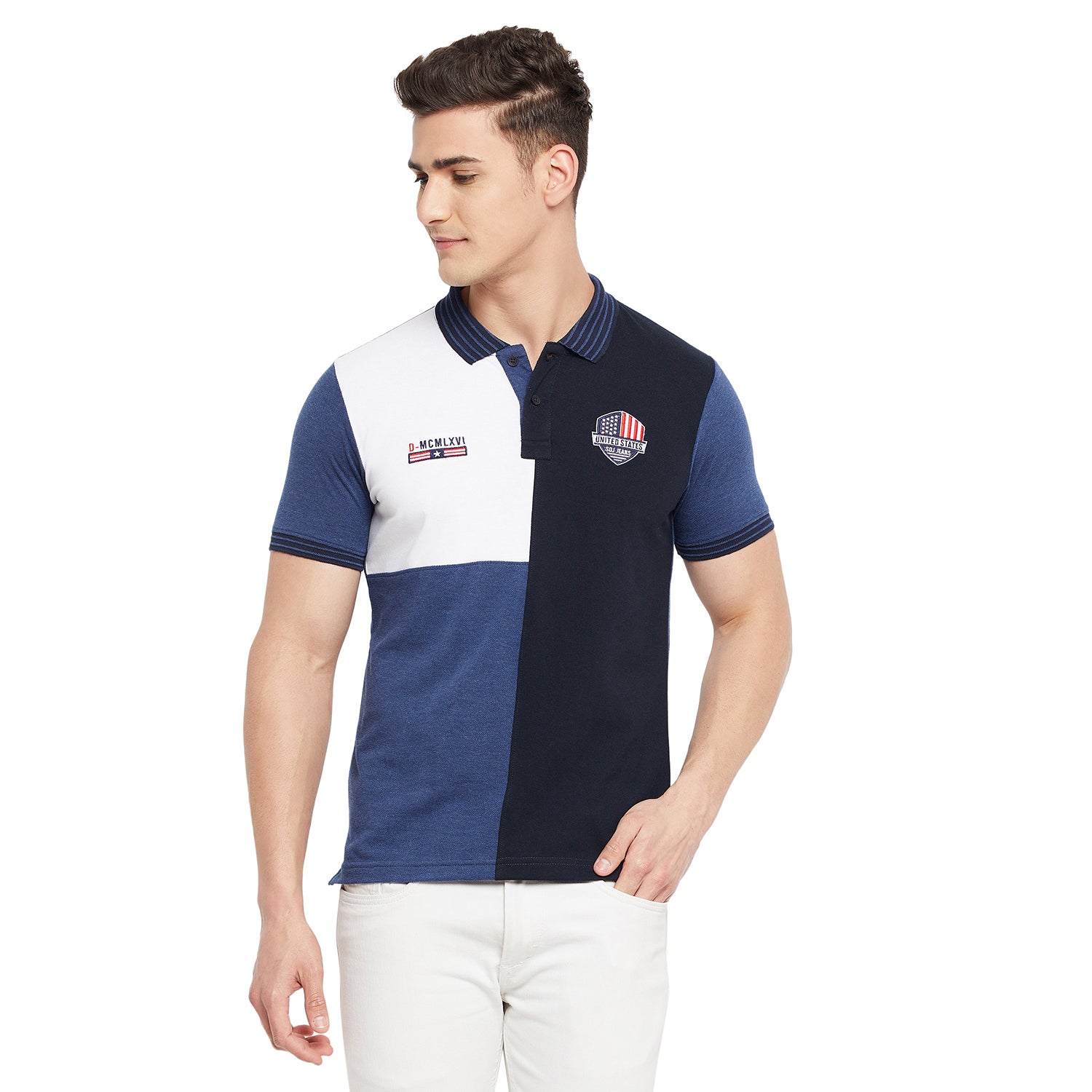 Duke Stardust Men Half Sleeve Cotton T-Shirt (LF5415)