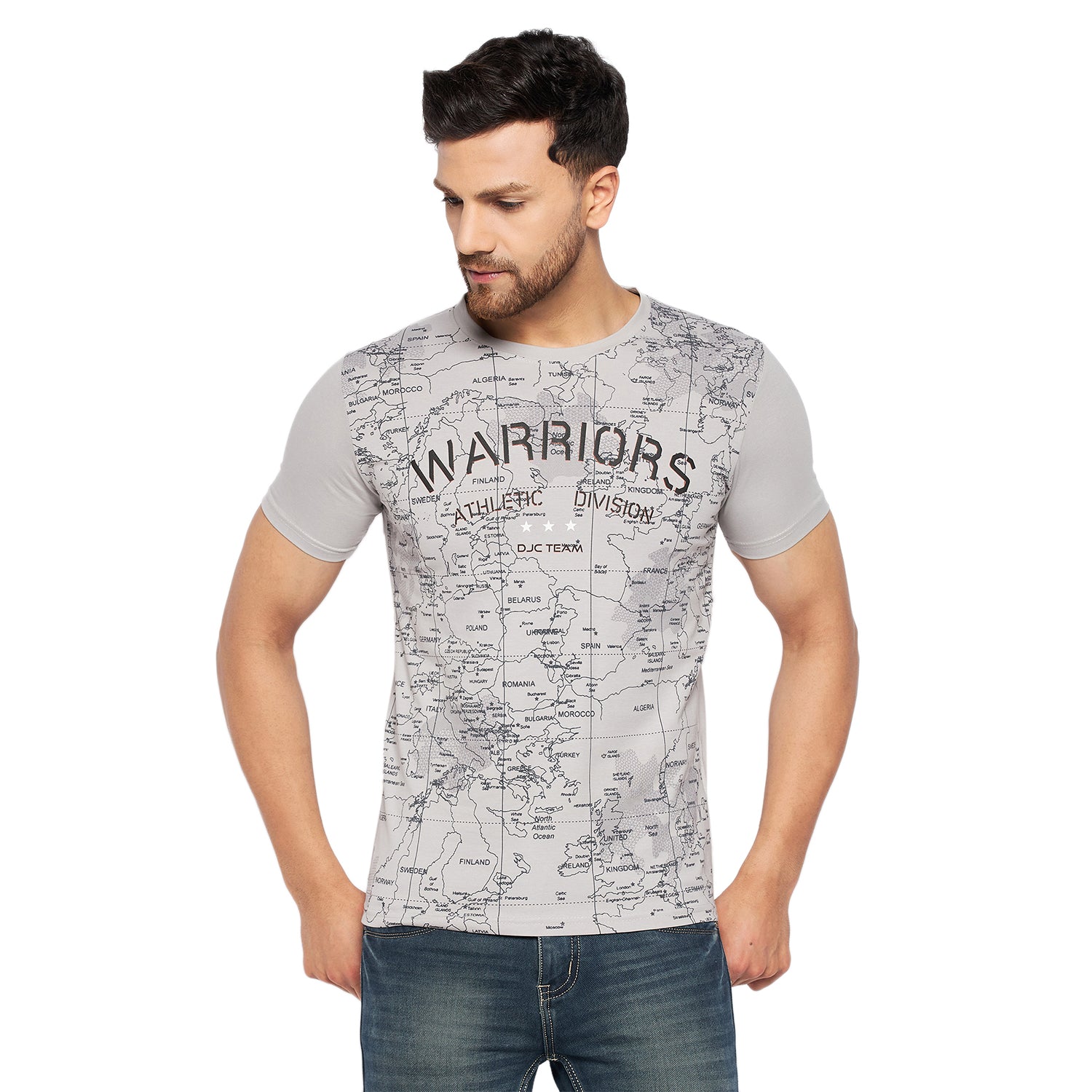 Duke Urban Men Half Sleeve Cotton T-shirt (LF5737)