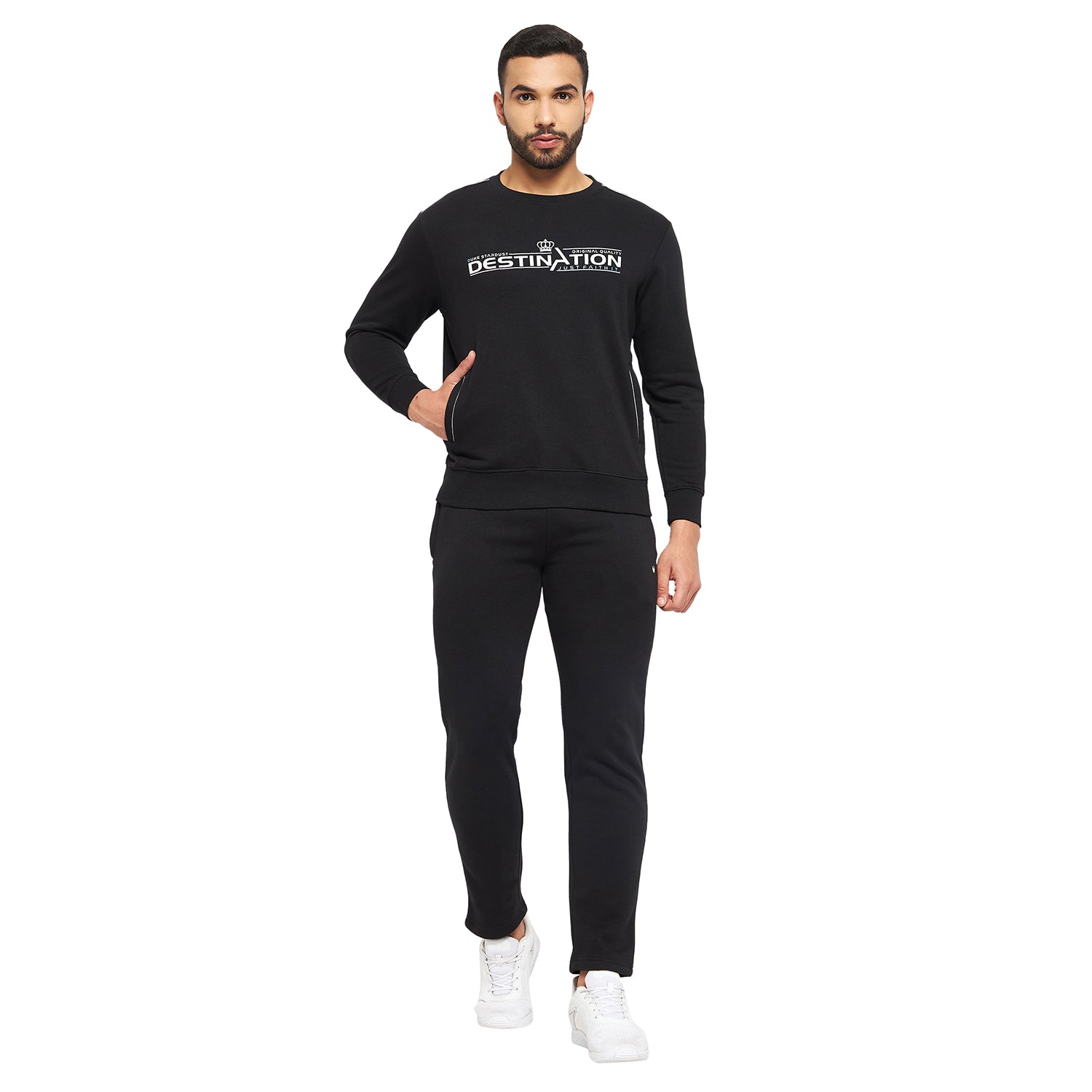 Duke Urban Men Round Neck Tracksuit (LF6028)