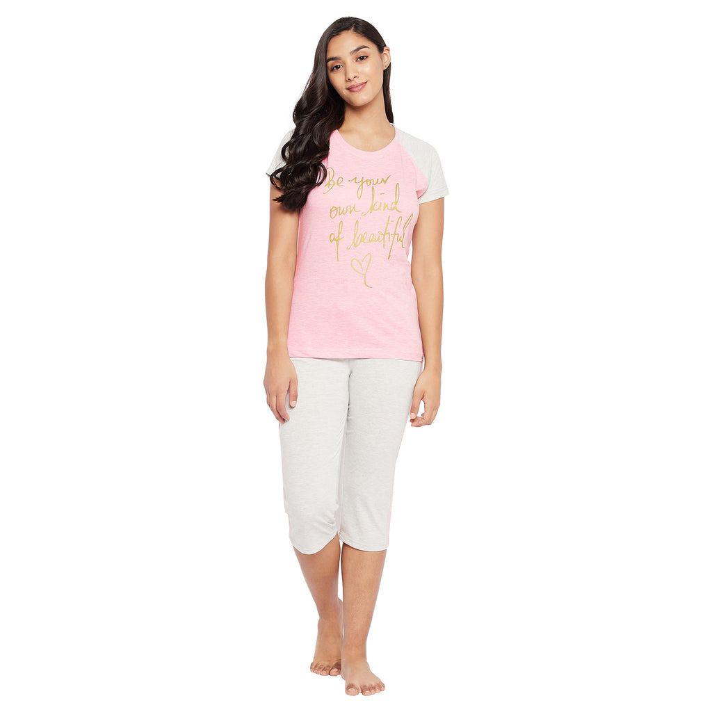 Duke Stardust Women Printed Top & Capri Set (LFX851)