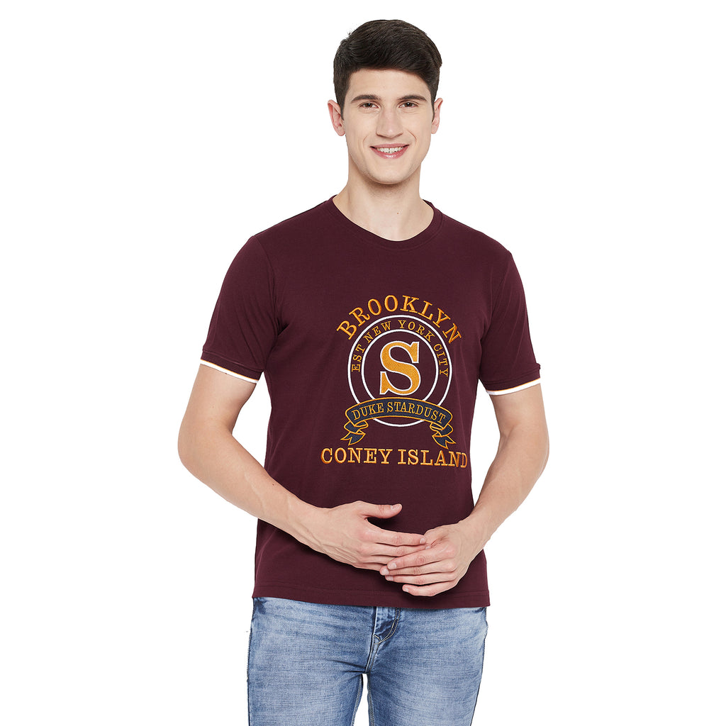 Duke Stardust Men Half Sleeve Cotton T-shirt (LF5240)