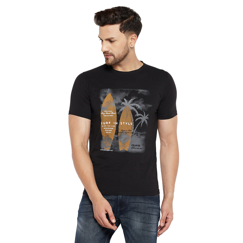 Duke Urban Men Half Sleeve Cotton T-shirt (LF5740)
