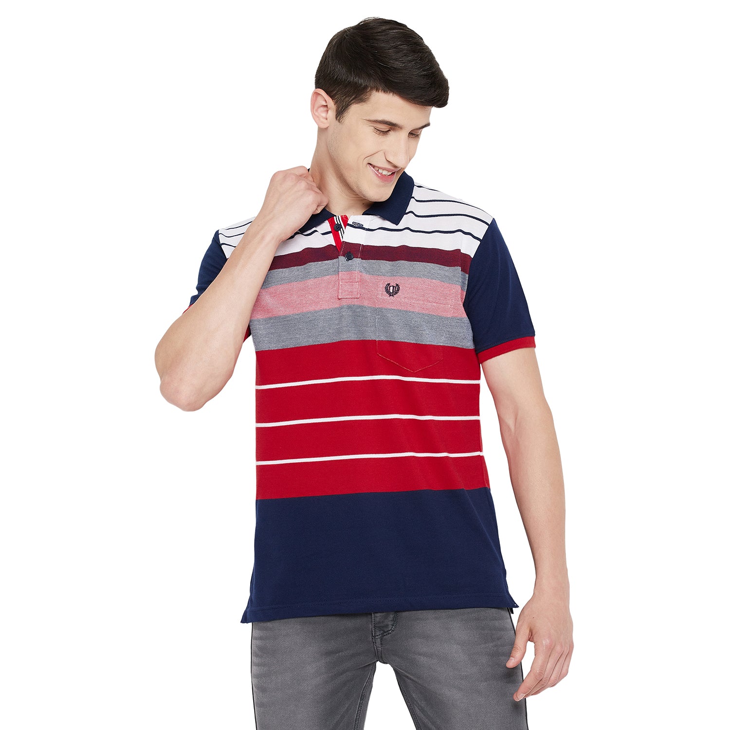Duke Stardust Men Half Sleeve Cotton T-shirt (LF5306)