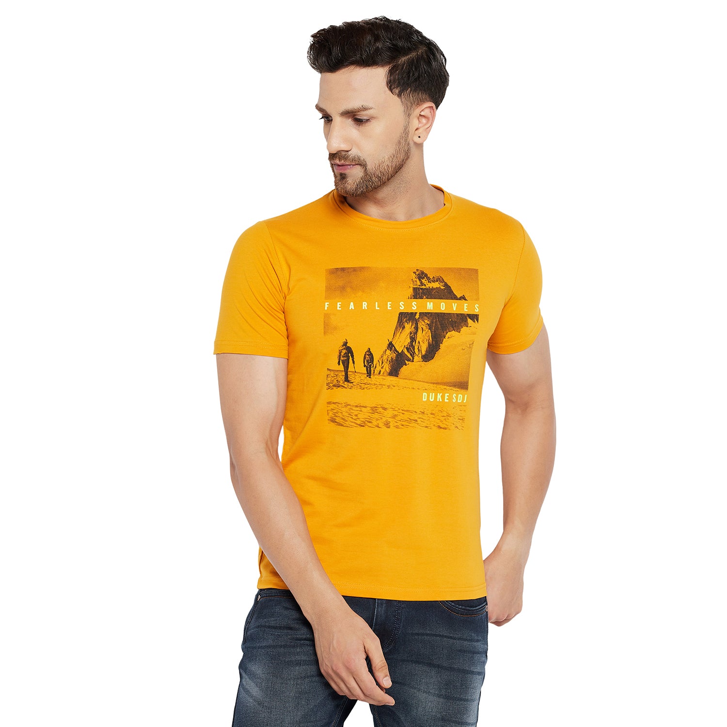 Duke Urban Men Half Sleeve Cotton T-shirt (LF5739)