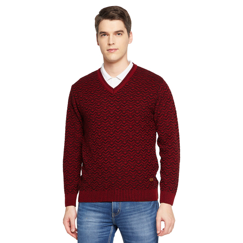 Duke Urban Men Full Sleeve V Neck Sweater (SDS2059)