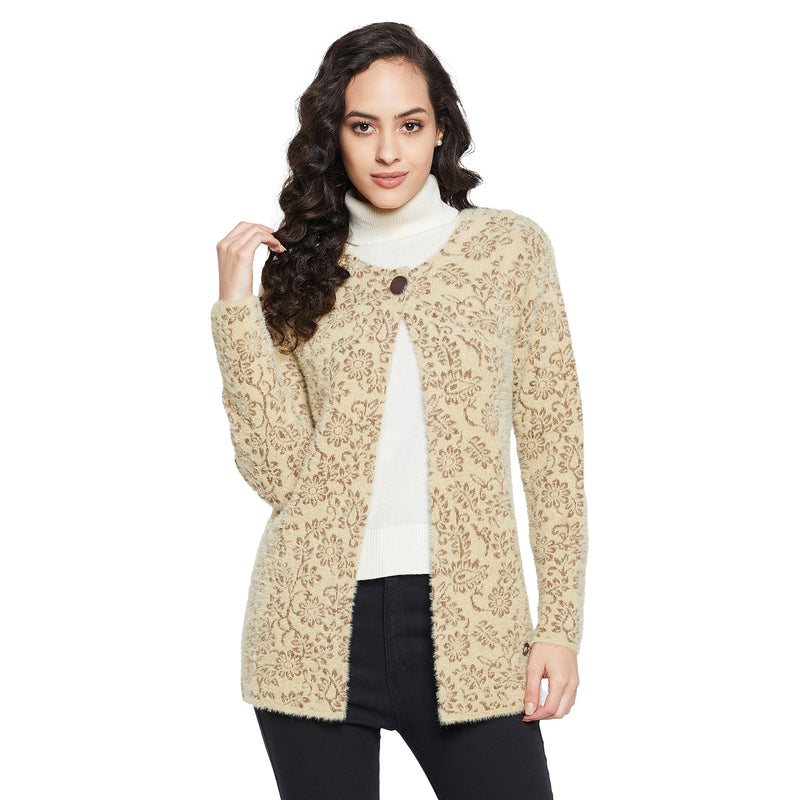 Duke Urban Women Full sleeve Round Neck Cardigan (SDS1132)