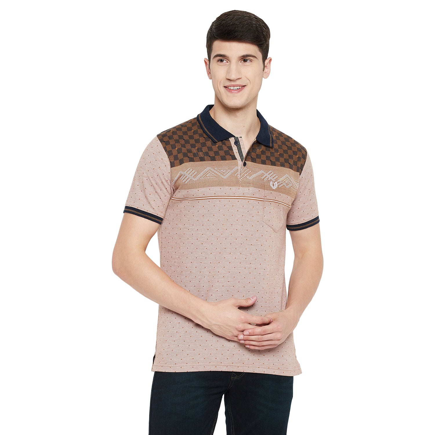 Duke Stardust Men Half Sleeve Cotton T-Shirt (LF5310)