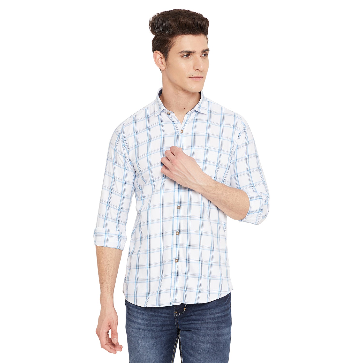Duke Stardust Men Full Sleeve Cotton Shirt (SDO8CKTR)