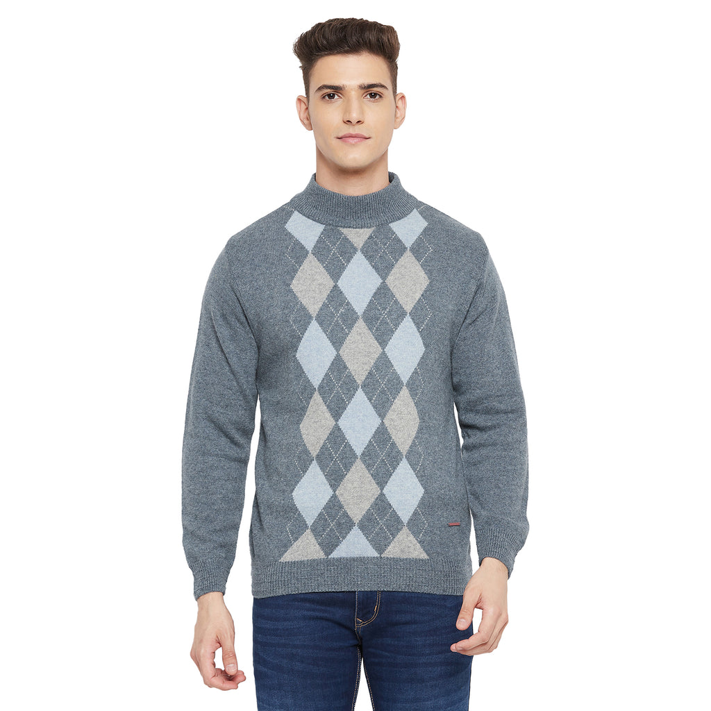 Duke Stardust Men Full Sleeve High Neck Sweater (SDS695)