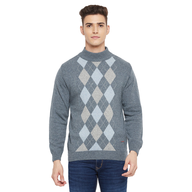 Duke Urban Men Full Sleeve High Neck Sweater (SDS695)