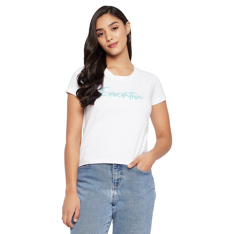 Duke Urban Round Neck Lady Crop Top (LFX114)