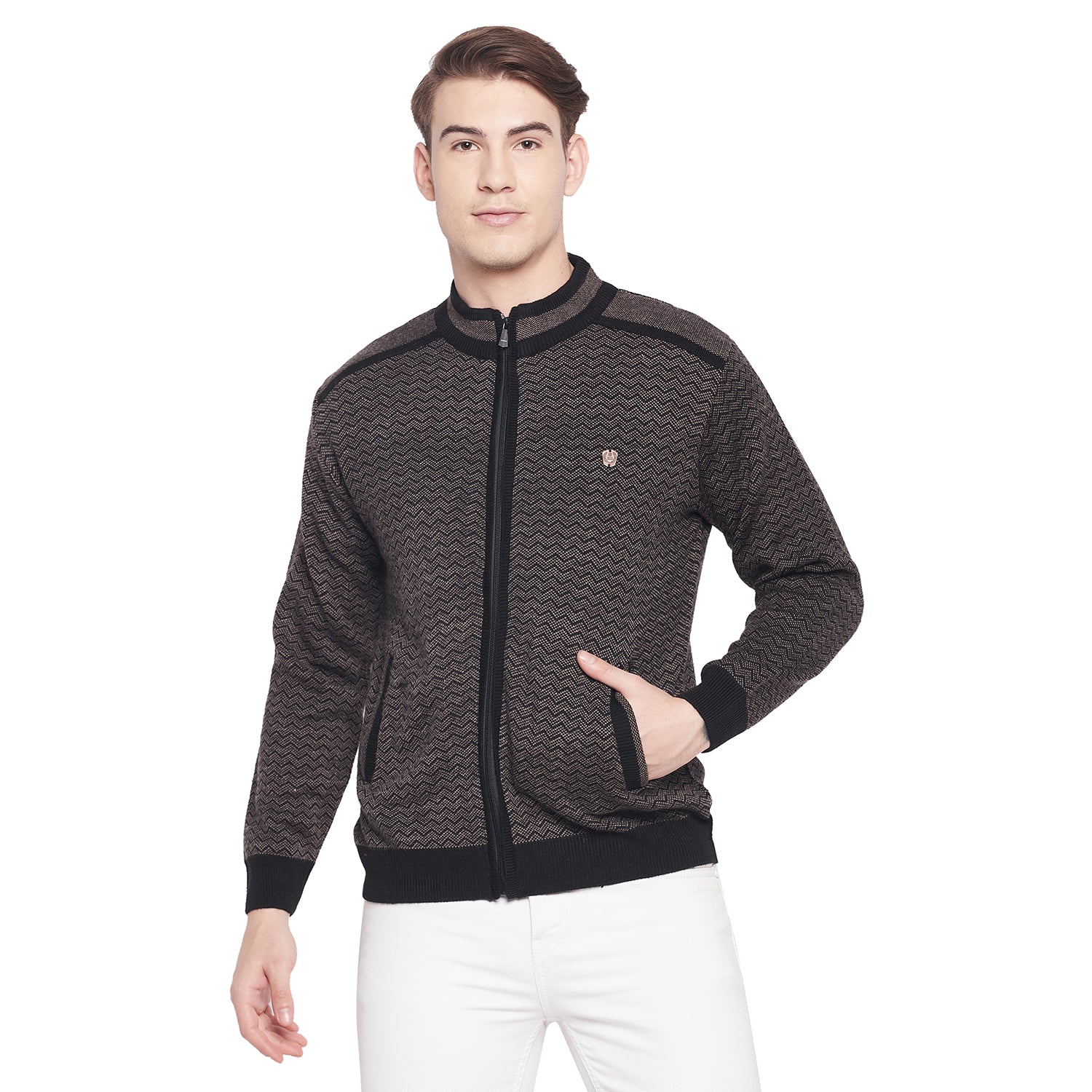 Duke Urban Men Full Sleeve Zipper Sweater (SDS2083)