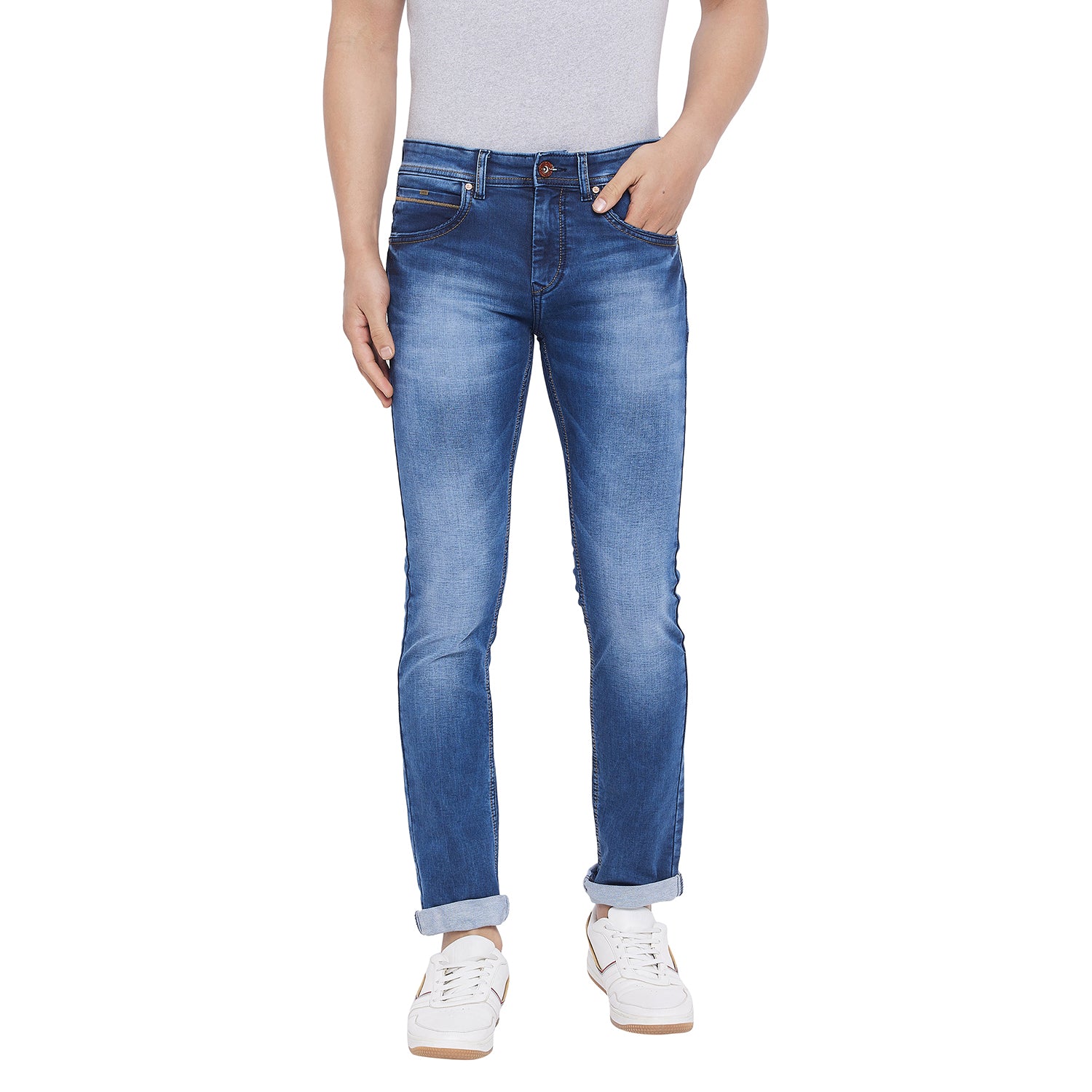 Duke Stardust Men Stretchable Slim Fit Jeans (SDD5109)