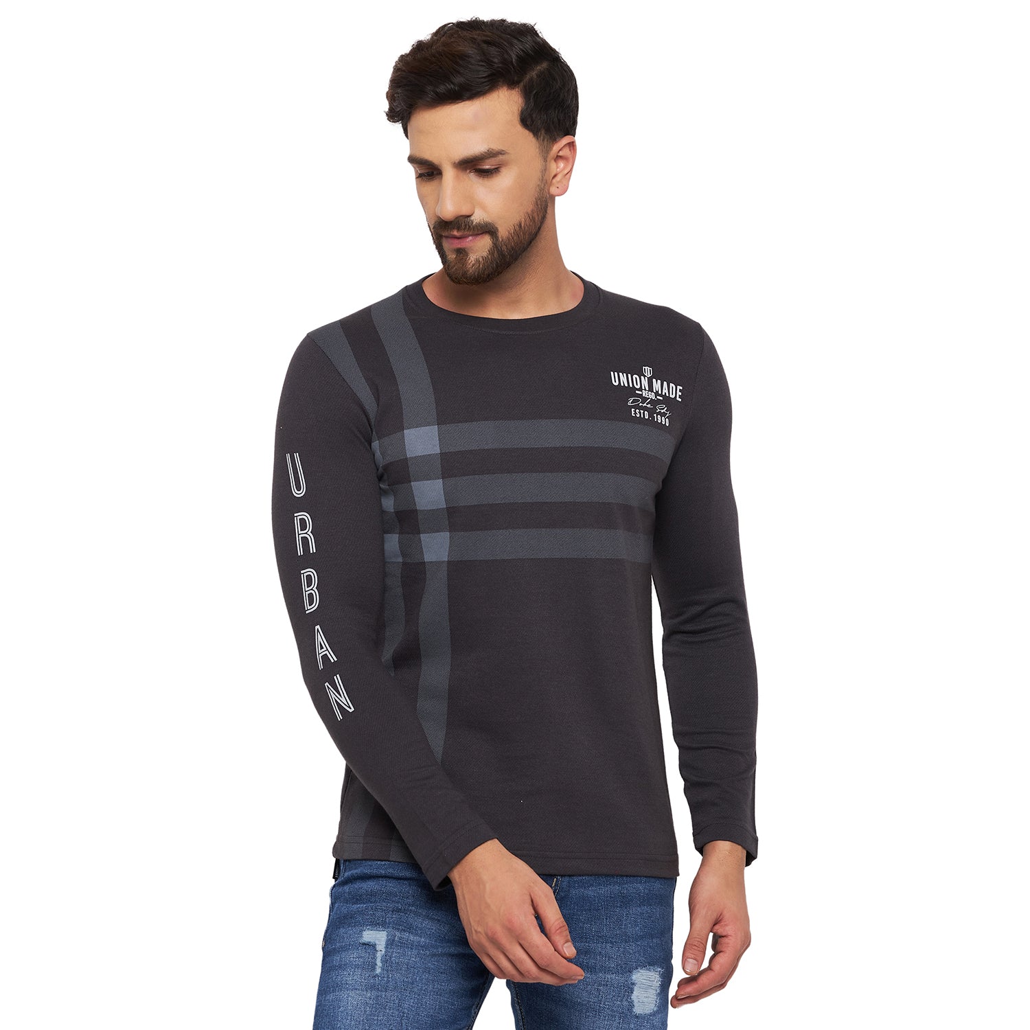 Duke Stardust Men Full Sleeve Cotton T-shirt (LF3976)