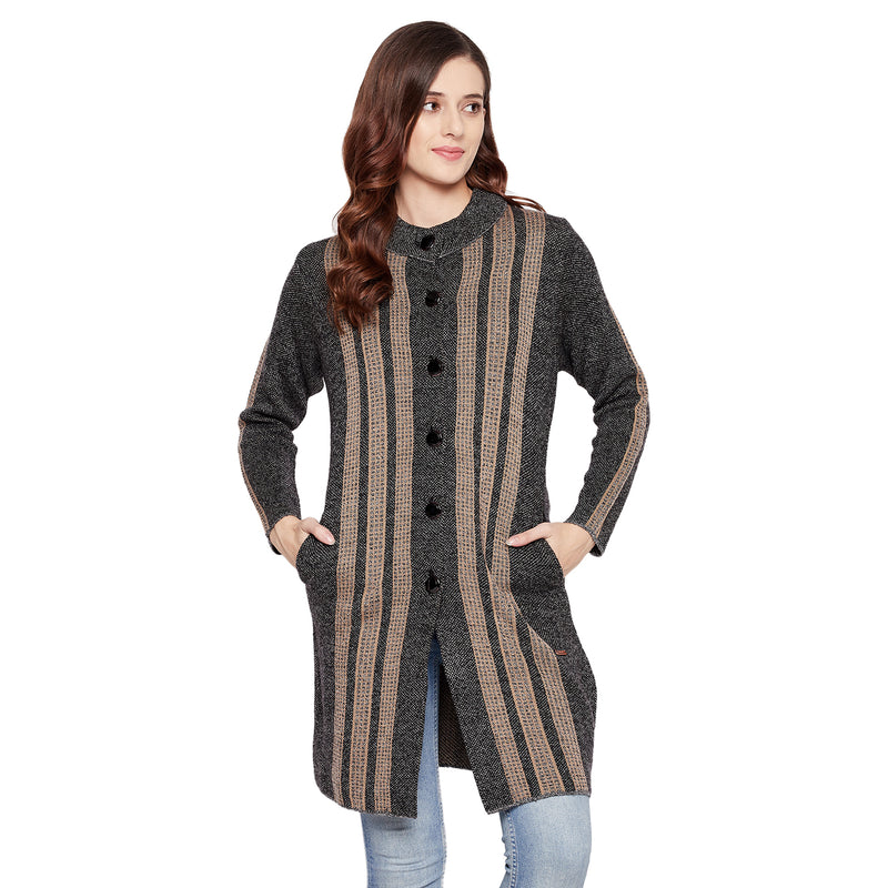 Duke Urban Women Full Sleeve Long Cardigan (SDS1086)