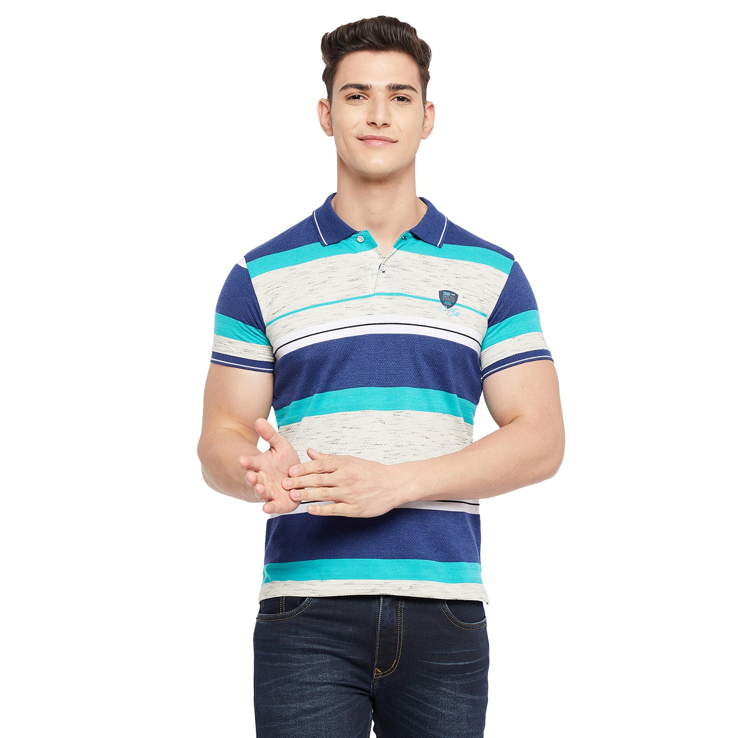 Duke Stardust Men Half Sleeve Cotton T-Shirt (LF4658)