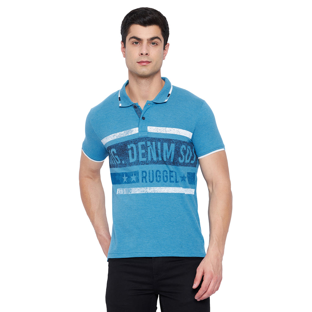Duke Stardust Men Half Sleeve Cotton T-shirt (LF4553)