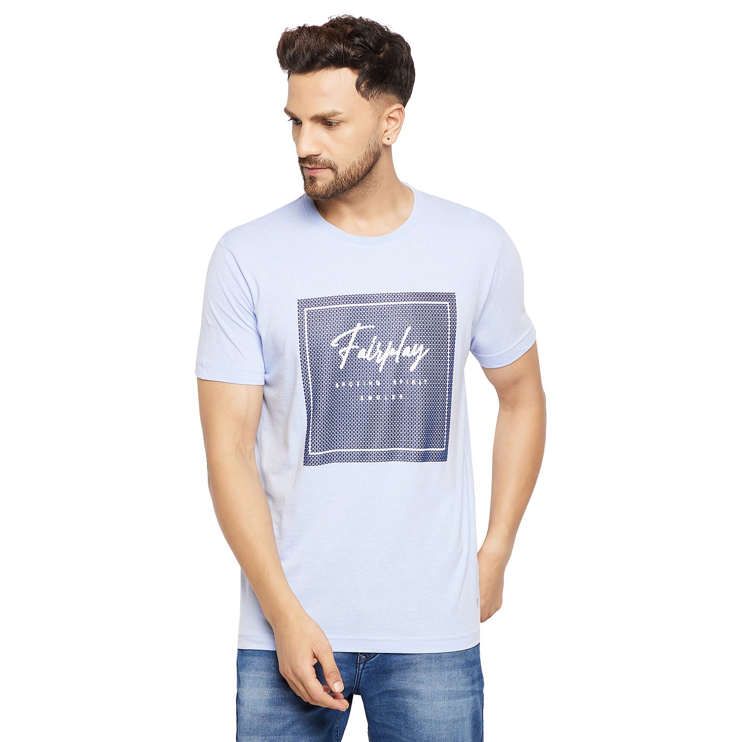 Duke Urban Men Half Sleeve Cotton T-shirt (LF5443)