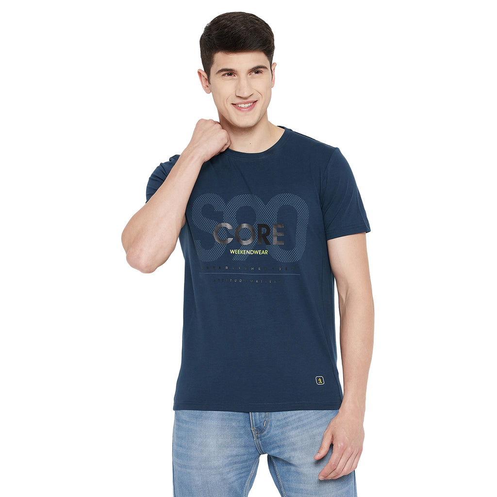 Duke Stardust Men Half Sleeve Cotton T-shirt (LF5233)