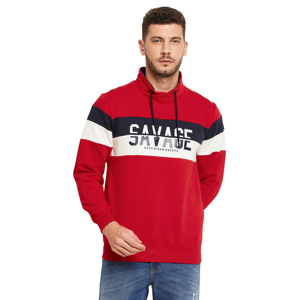 Duke Stardust Men Cowl Neck Sweatshirt (LF3685)