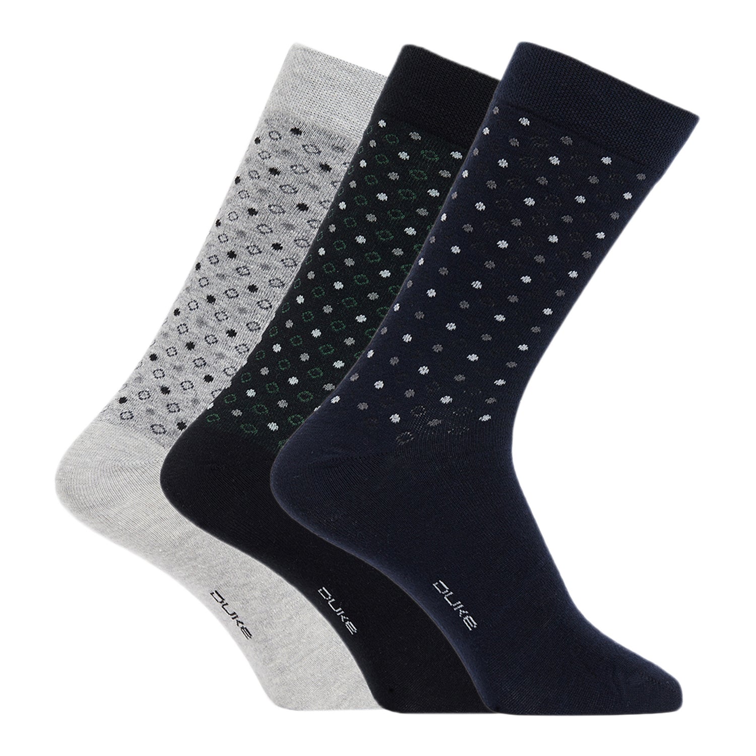 Duke Stardust Men Formal Socks (OJVP270A)
