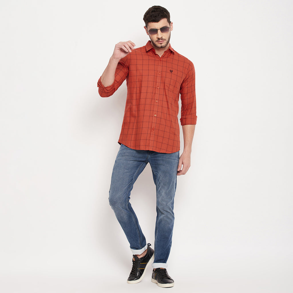 Duke Urban Men Full Sleeve Cotton Shirt (SDO6CKK)