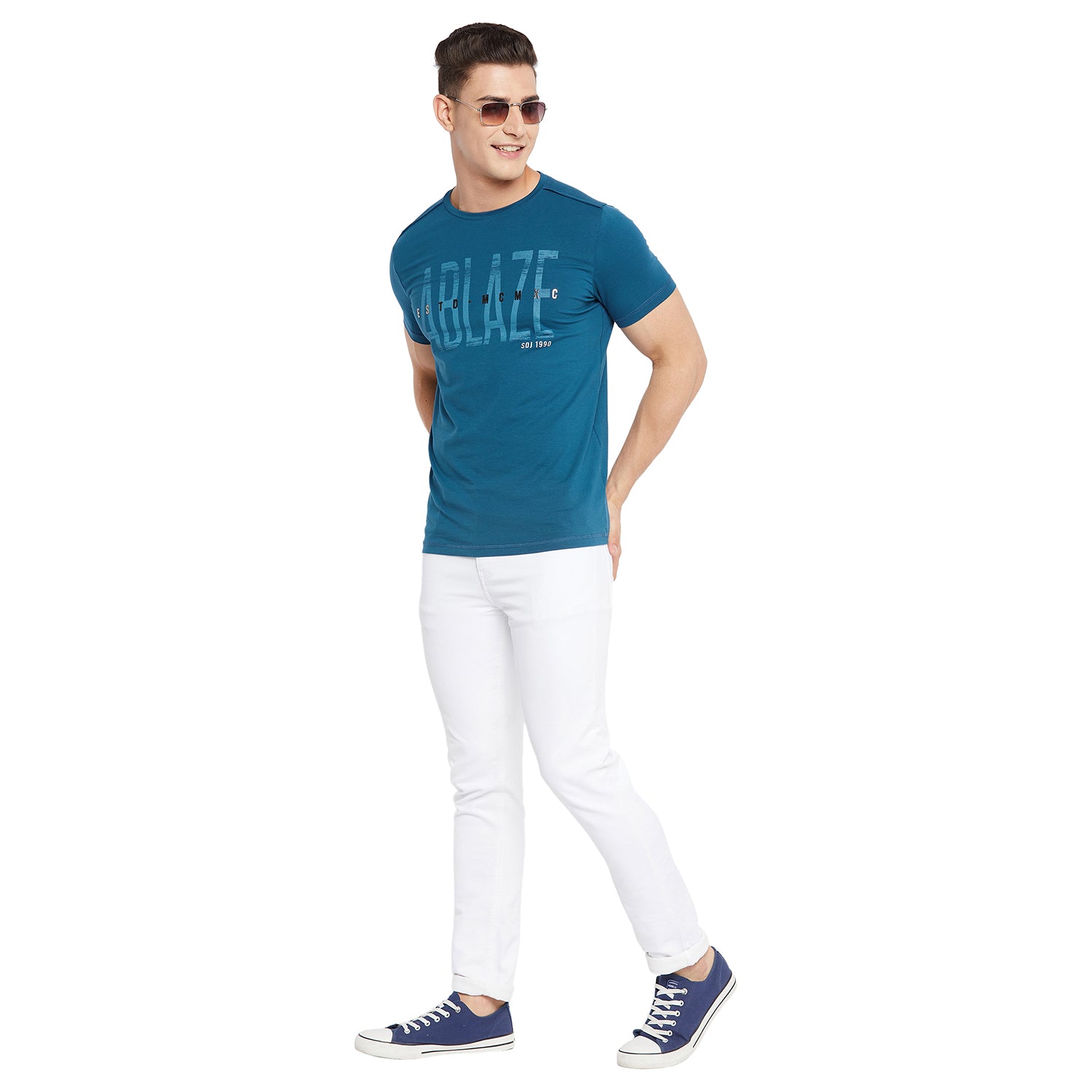 Duke Stardust Men Half Sleeve Cotton T-shirt (LF5234)