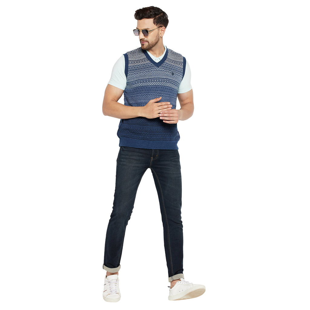 Duke Urban Men Sleeveless Reversible Sweater (SDS2038)