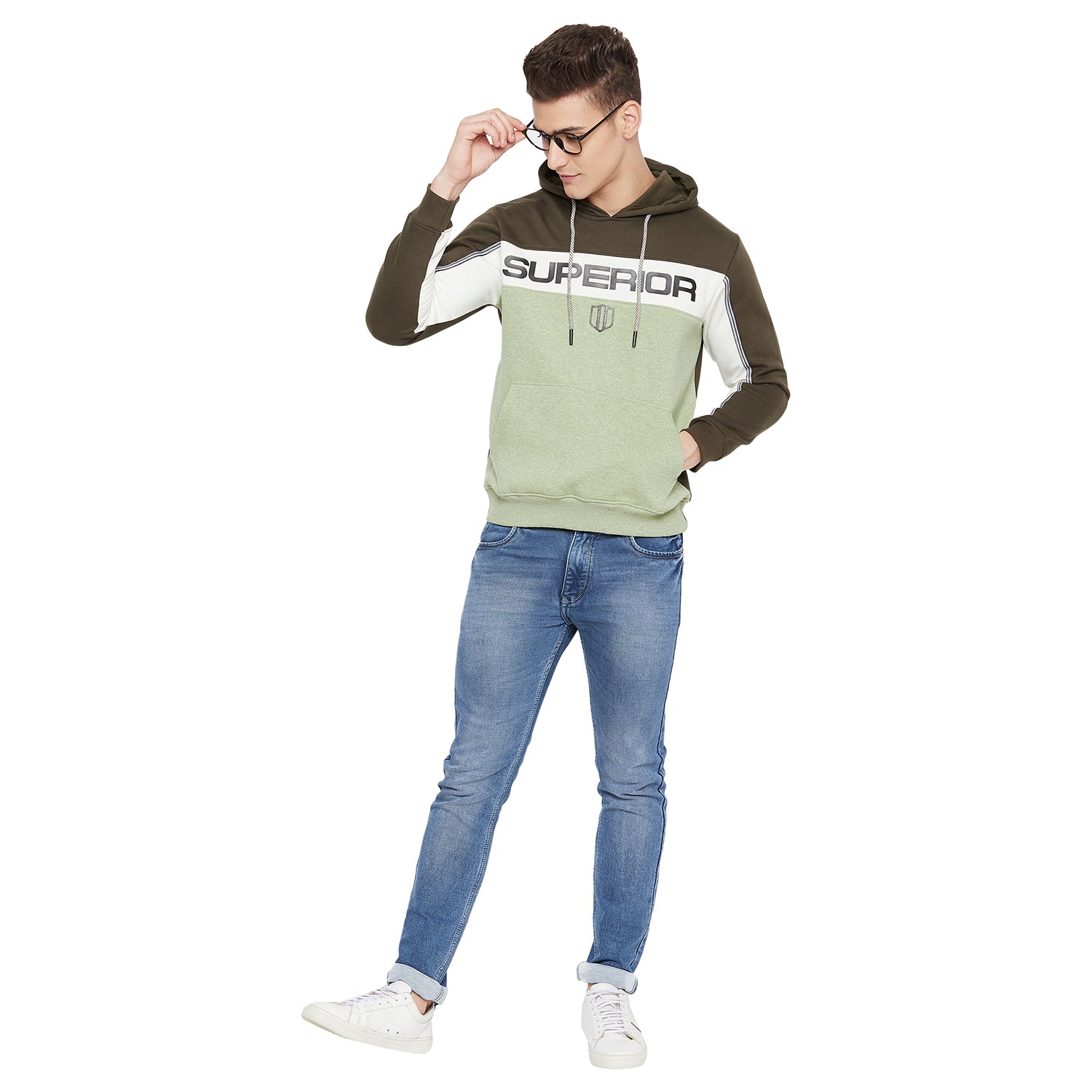 Duke Urban Men Hooded Neck Sweatshirt (LF3691)