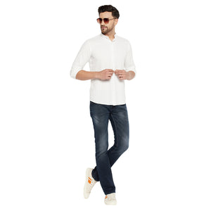 Duke Stardust Men Slim Fit Solid Casual Shirt (SD9PLCSQ)