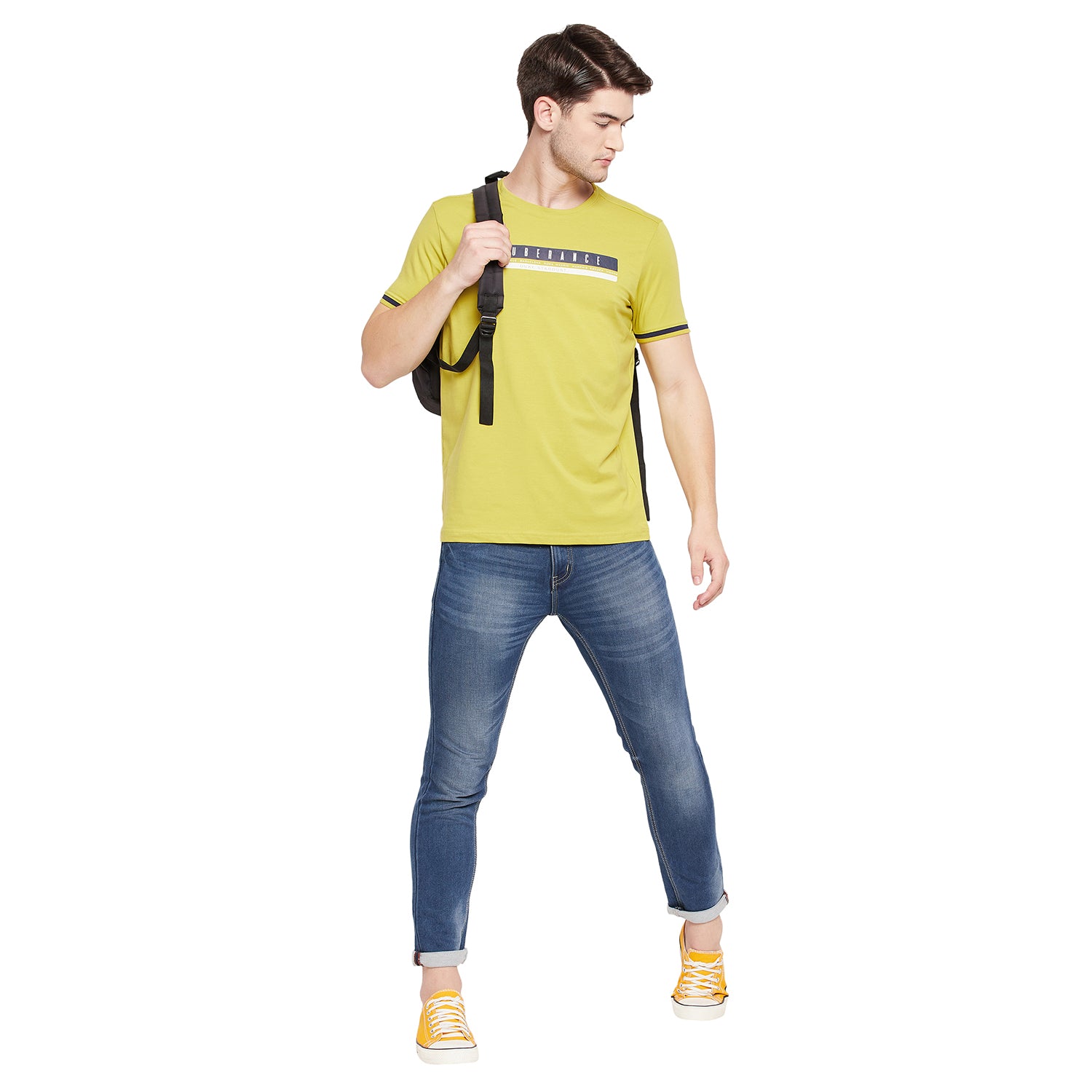Duke Stardust Men Half Sleeve Cotton T-shirt (LF5264)